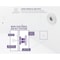 Anzzi Freestanding Whirlpool and Air Jetted Tub, 67.3 L, 33.8 W, White, Acrylic, Center FT-AZ101 - alternate 6